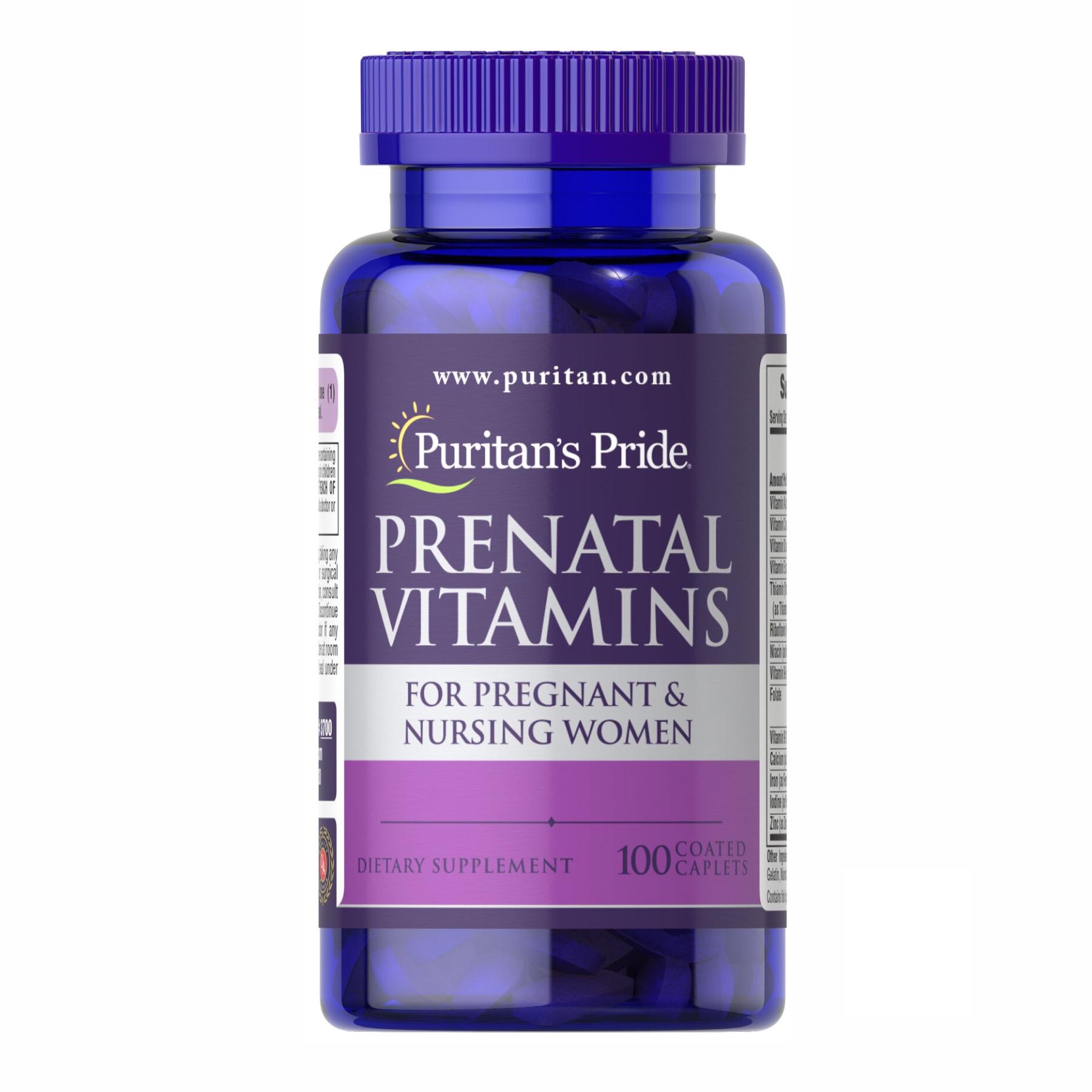 Натуральна добавка Prenatal Vitamins 100 Caplets (100-64-9140060-20)