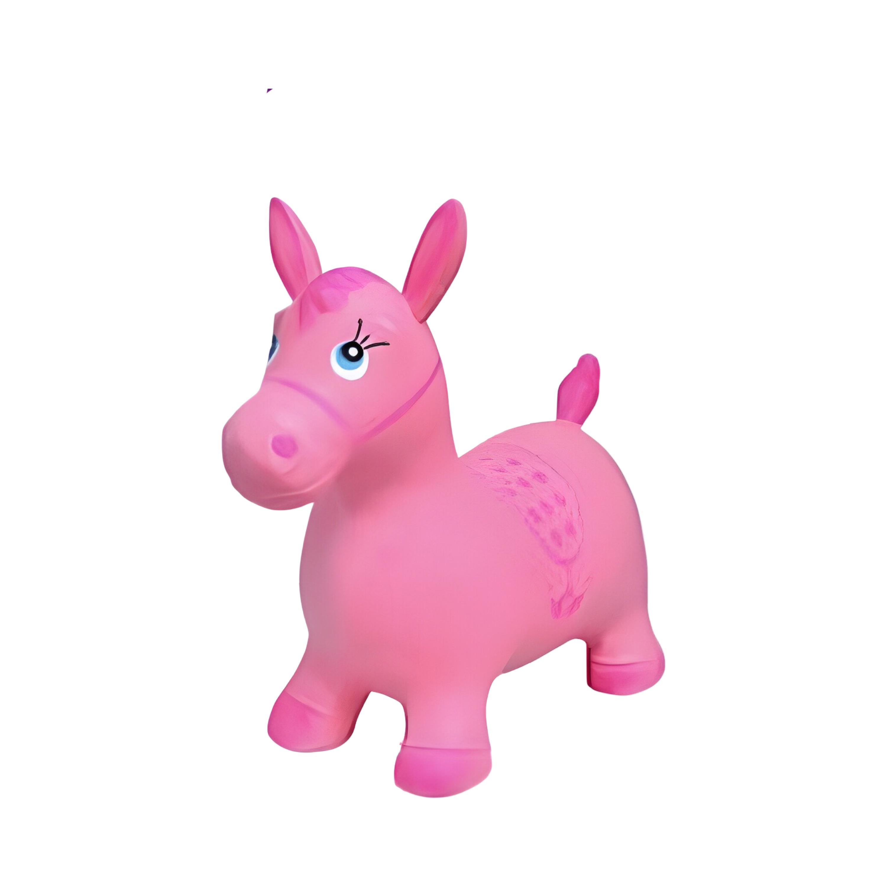 Прыгун-лошадка надувной MS 0373-1 Розовый (26235111) - фото 1