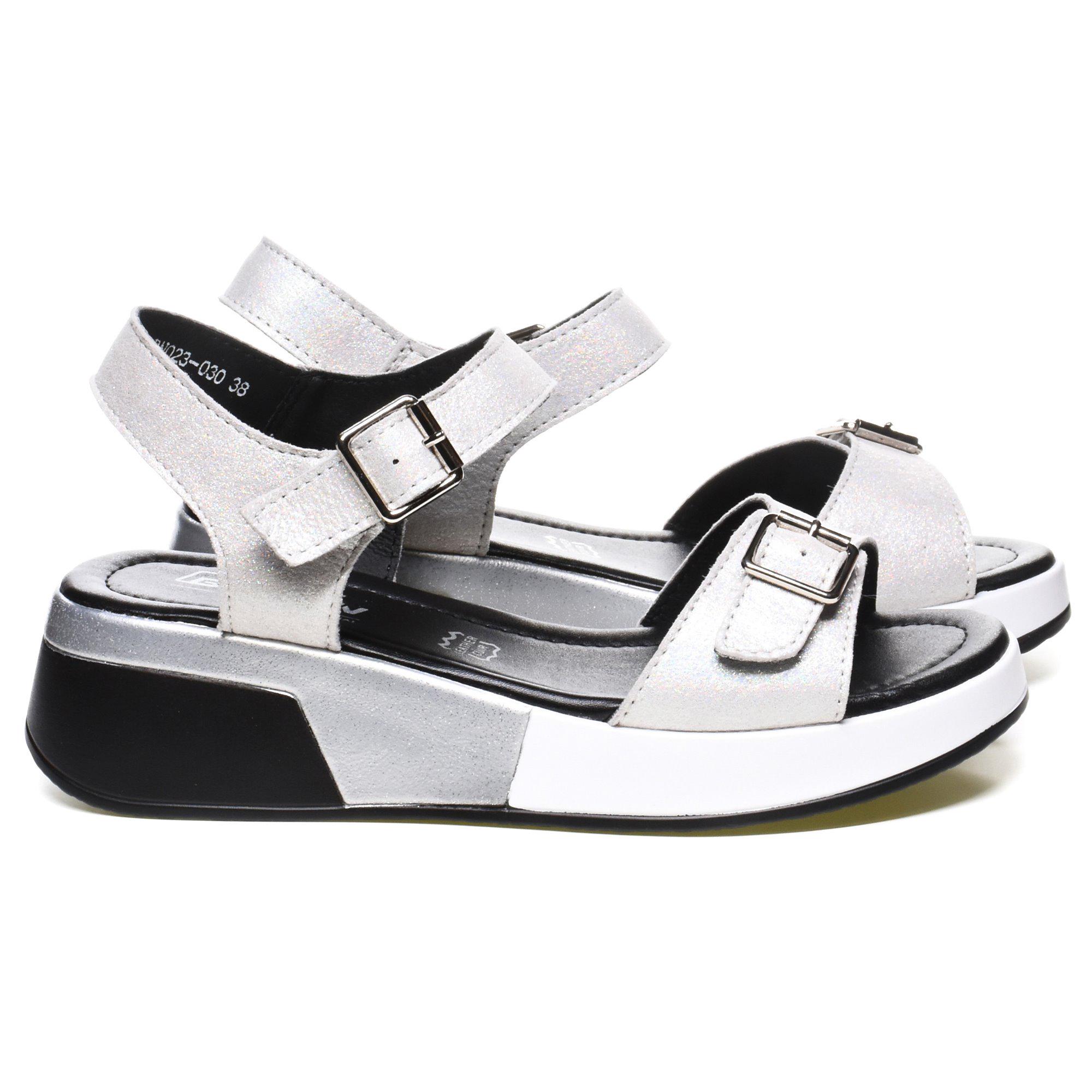 Сандалії жіночі Baden р. 36 Срібний (069769-36) - фото 4