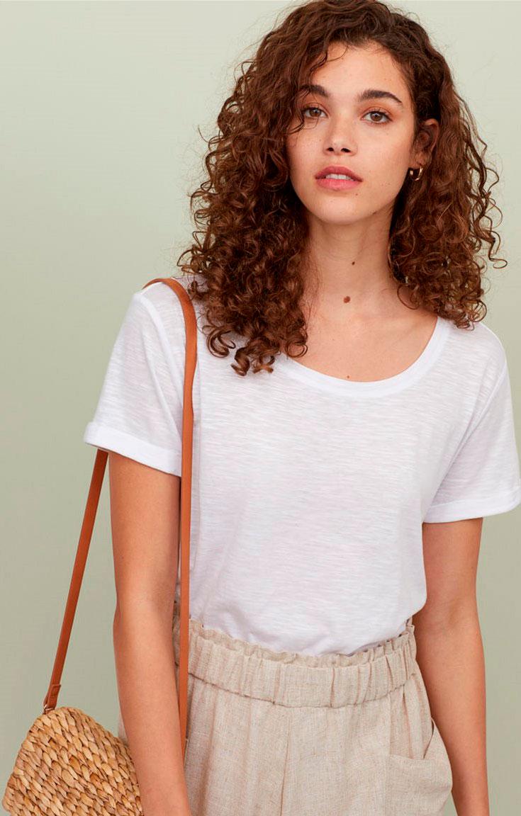 Футболка H&M M белый (5545989)