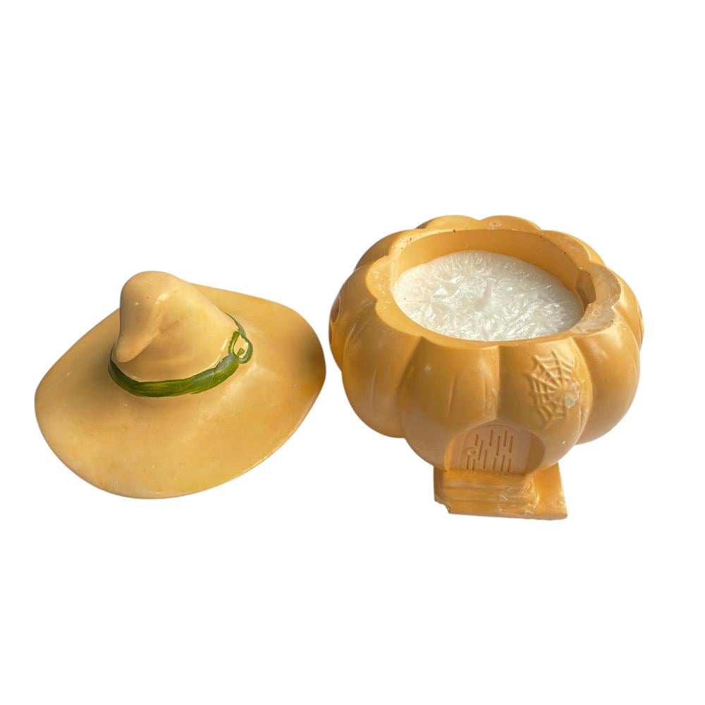 Свеча-тыква для осеннего декора Домик ведьмы в подарочной коробке (TA0164_1)