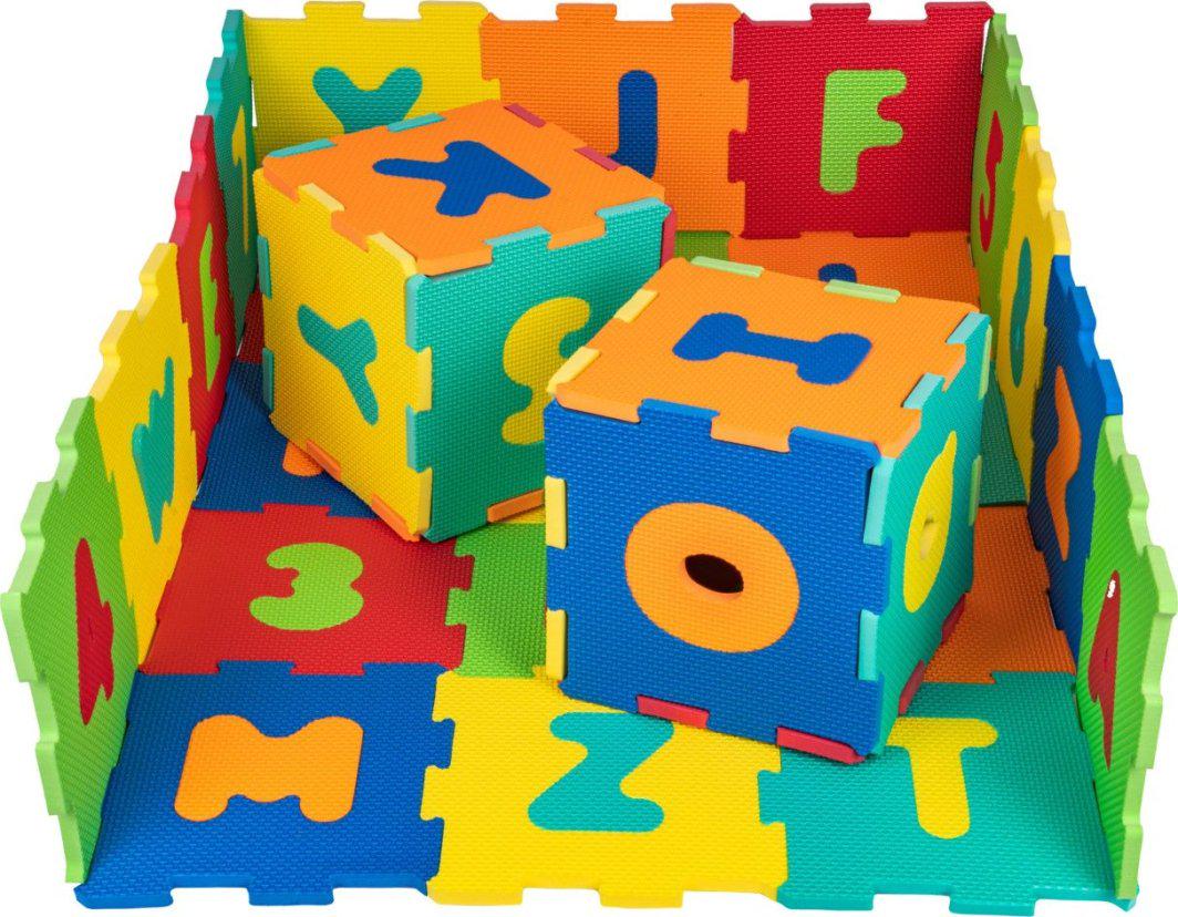 Напольный коврик с 36 пазлами для детей Напольный коврик с 36 пазлами для детей