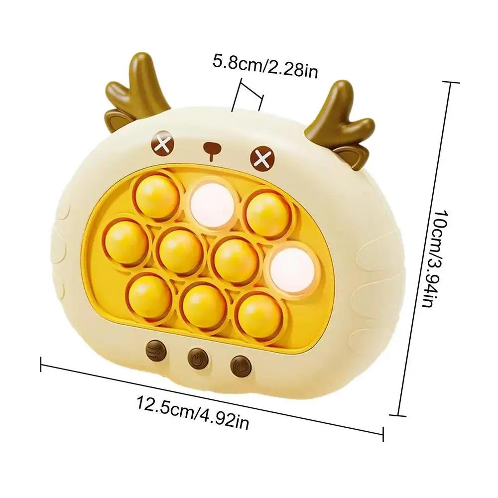 Интерактивная игрушка Quick Push Game Pop It Deer Brown (13449385) - фото 3