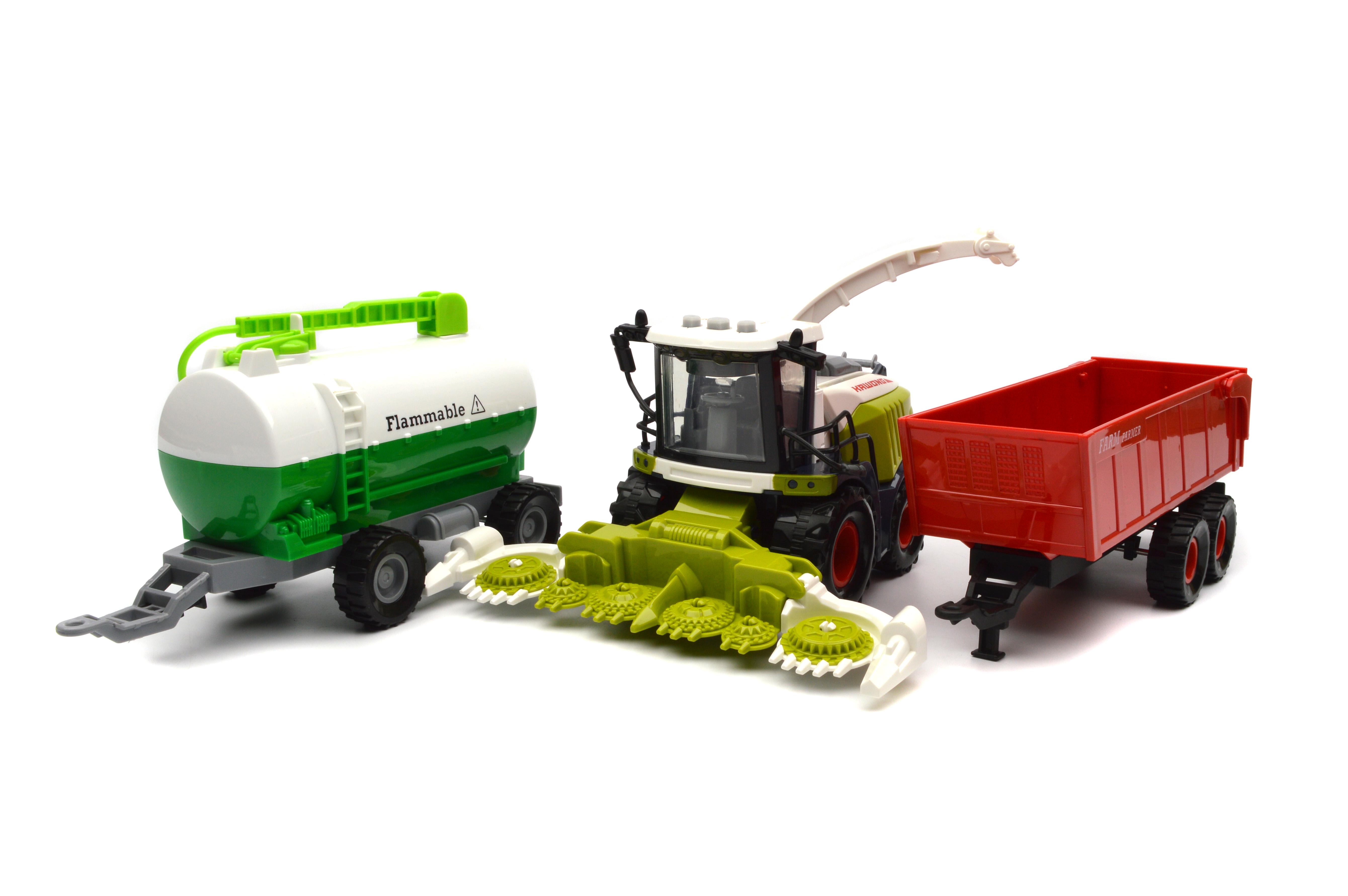 Комбайн с прицепом 550-12C с инерцией и свето-звуковыми эффектами