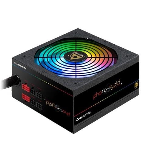 Блок живлення Chiefteс PHOTON Gold GDP-650C-RGB 140 мм 650W RGB Fan Modular Retail Box (9823202) - фото 1