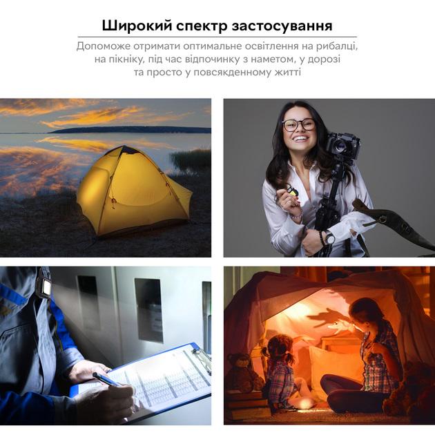 Фонарь-брелок светодиодный USB с карабином и магнитным креплением (20303333) - фото 2 Фонарь-брелок светодиодный USB с карабином и магнитным креплением (20303333) - фото 2