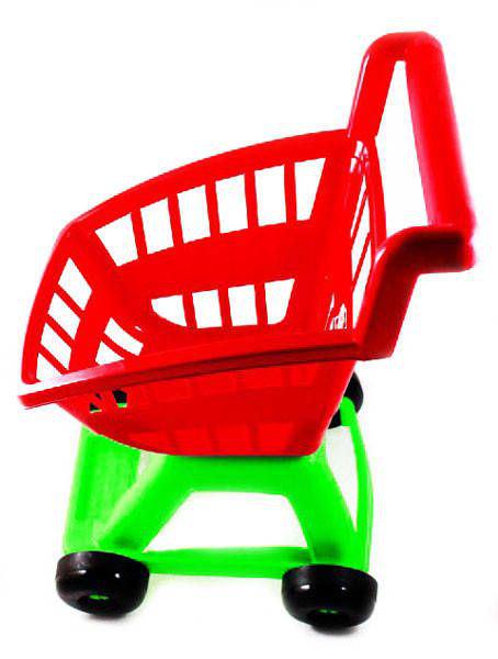 Детская тележка для супермаркета Красный (27200-1) - фото 3 Детская тележка для супермаркета Красный (27200-1) - фото 3