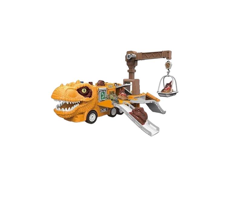 Парковка детская RJS Toys инерционный механизм/3 машинки/подъемный кран/10 мелодий Orange (149366)