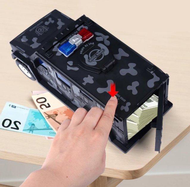 Сейф-скарбничка CASH TRUCK з кодовим замком (VEN0531A) - фото 2 Сейф-скарбничка CASH TRUCK з кодовим замком (VEN0531A) - фото 2