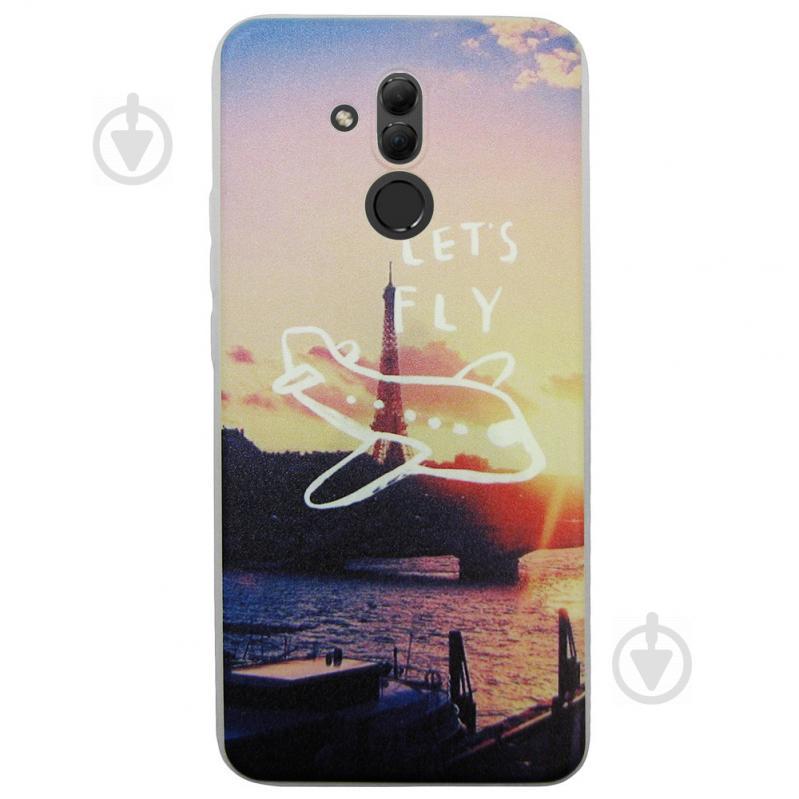 Чехол с рисунком Printed Silicone для Huawei Mate 20 Lite Париж (hub_uins15457)