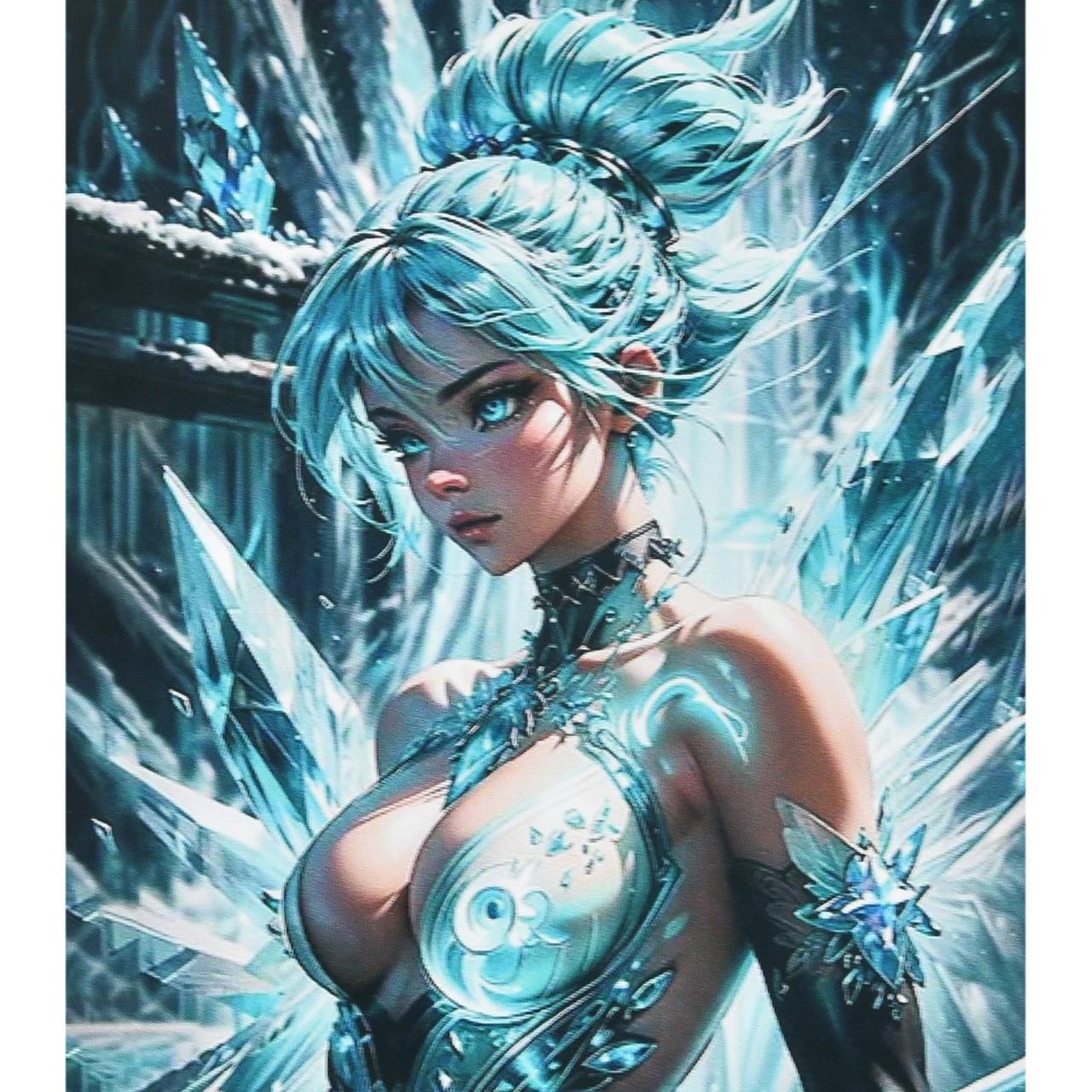 Алмазная мозаика Strateg Холодная красота 40х50 см (SK88255)