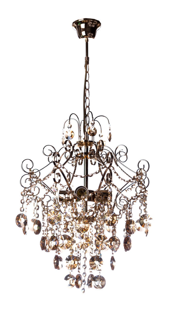 Люстра хрустальная подвесная Sunlight 0728/4 E на 4 лампы