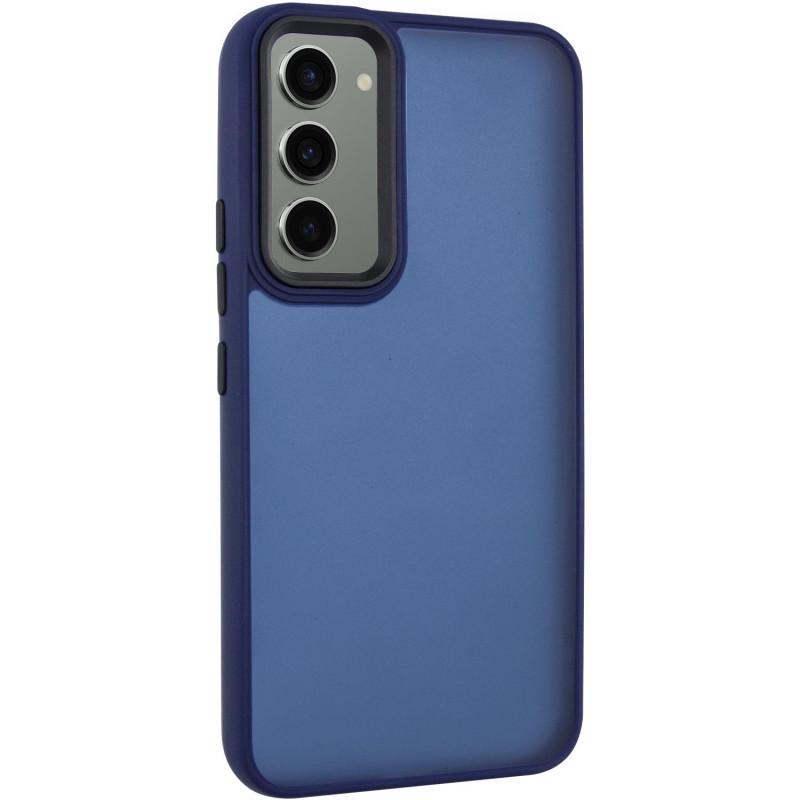Противоударный Чехол TPU+PC Lyon Frosted для Samsung Galaxy A55 Novy Blue