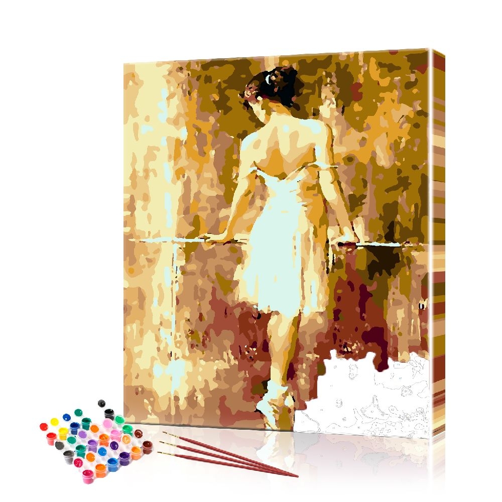 Картина по номерам ArtSale Балетный класс PBN0671 40х50 см