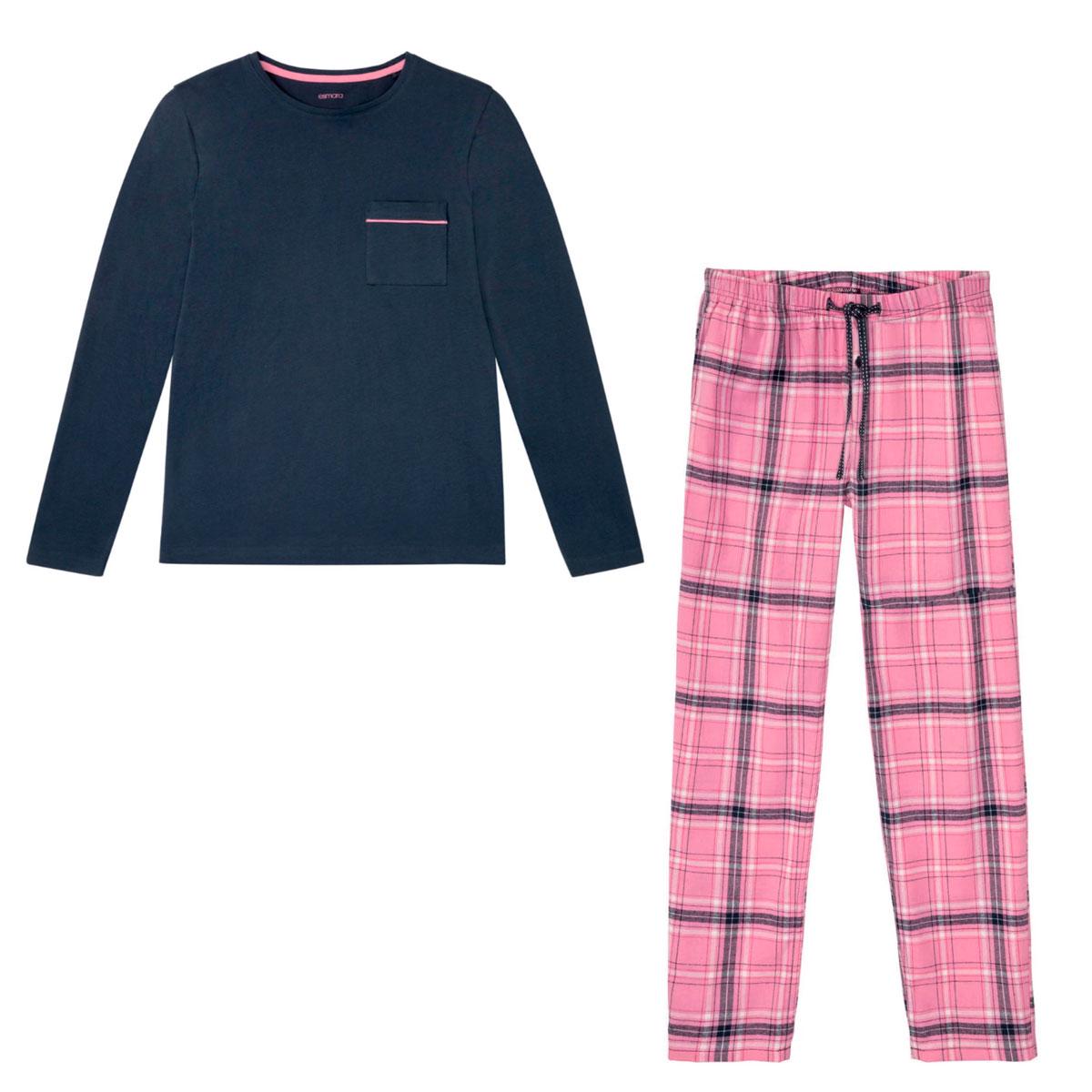 Пижама женская Esmara 157K S Розовый/Синий (157K/S)