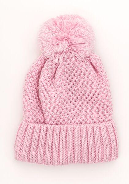 Шапка детская для девочек Тіна D836 флис 46-50 см Светло-розовый