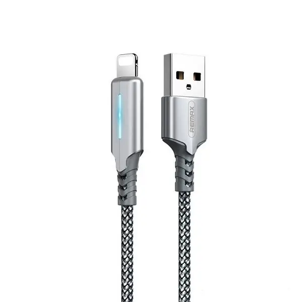 Кабель Remax RC-123i USB Lightning Gonyu 2,4 A 1 м Серебреный (6972174151939)