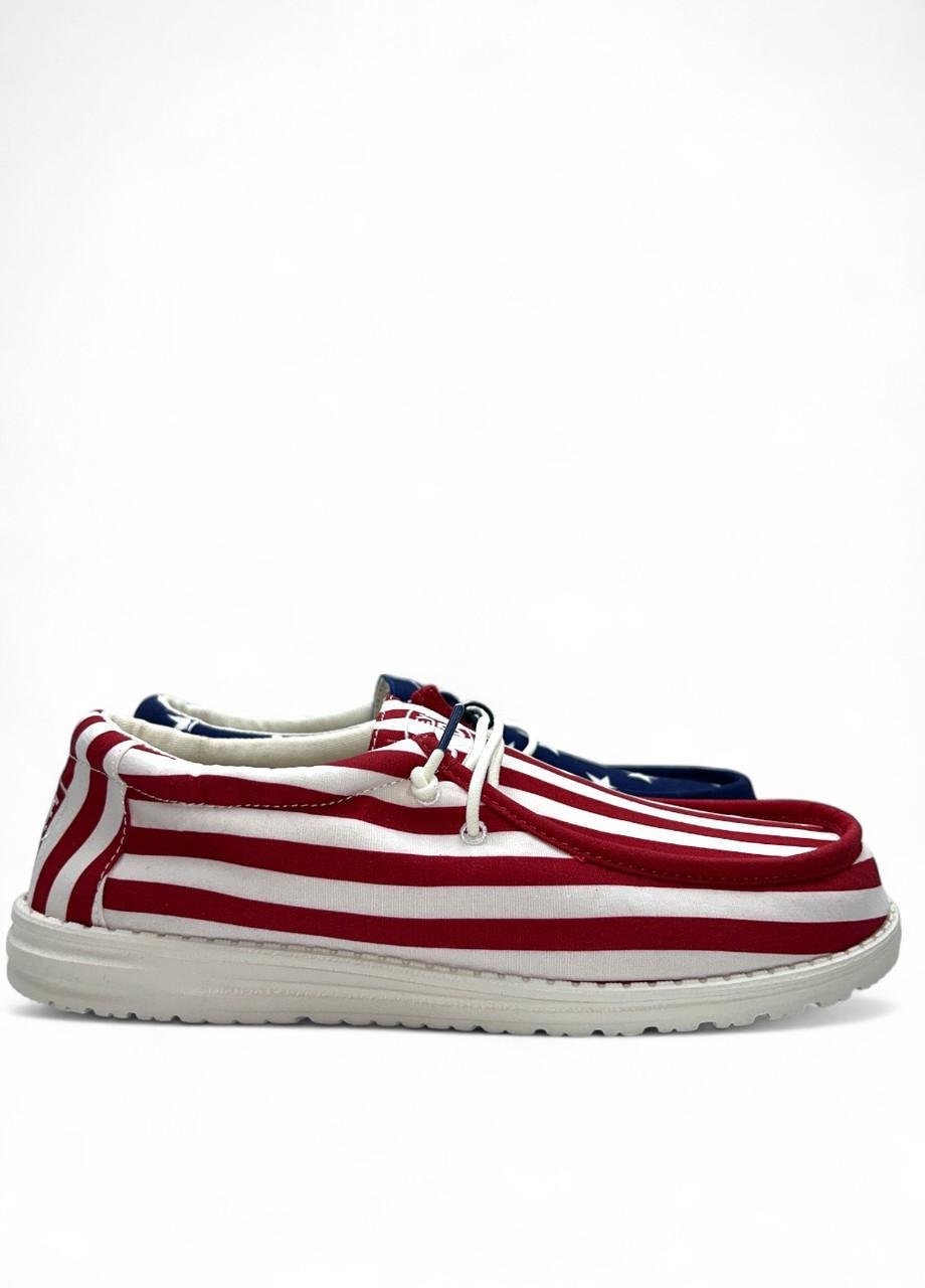 Чоловічі мокасини Hey Dude Wally Patriotic Merican Flag р. 43 28,2 Американський прапор (2785109853) - фото 3 Чоловічі мокасини Hey Dude Wally Patriotic Merican Flag р. 43 28,2 Американський прапор (2785109853) - фото 3