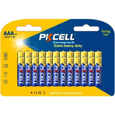 Батарейка PKCELL Super Heavy Duty AAA BL 24 шт.