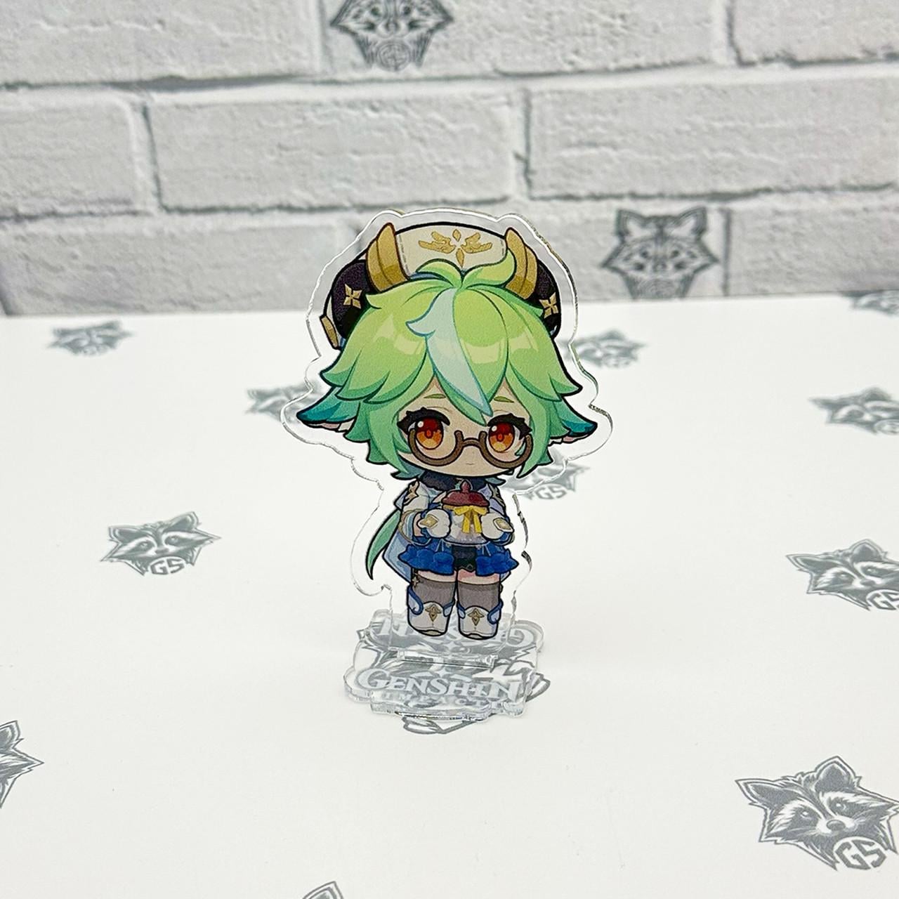 Фигурка коллекционная акриловая Genshin Impact Chibi Сахароза 10 см (2220312385)