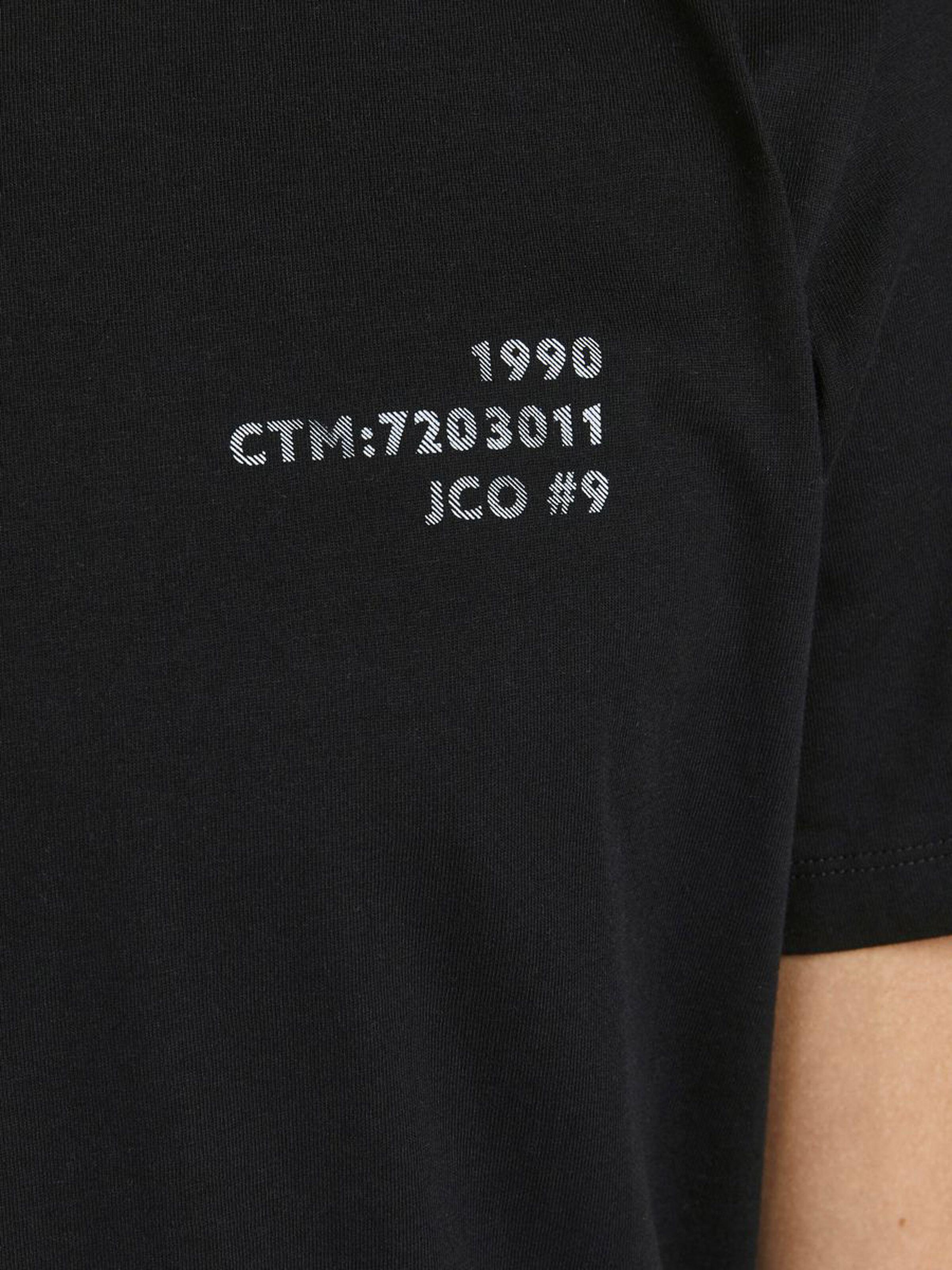 Футболка чоловіча Jack & jones 12193667 M Чорний - фото 5