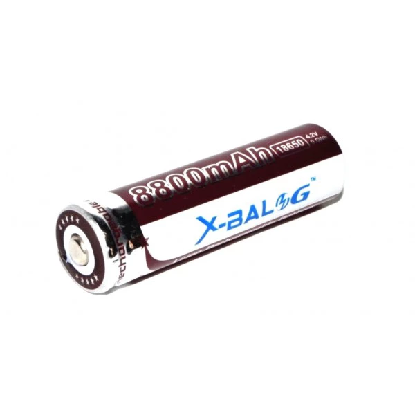 Акумулятор перезаряджається X-Balog Li-Ion 18650 8800 mAh 4,2 V 2 шт. - фото 2