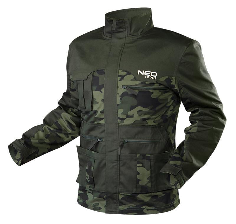 Куртка робоча Neo Tools CAMO посилена Oxford M Камуфляж (81-211-M)