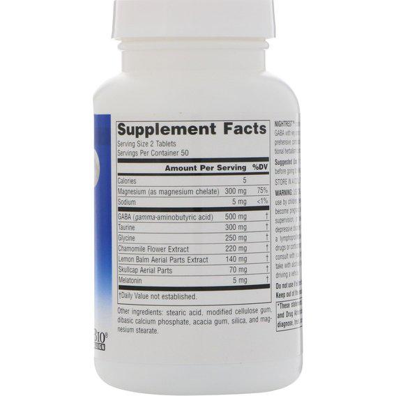 Мелатонин для сна Source Naturals NightRest Melatonin 100 Tabs - фото 2