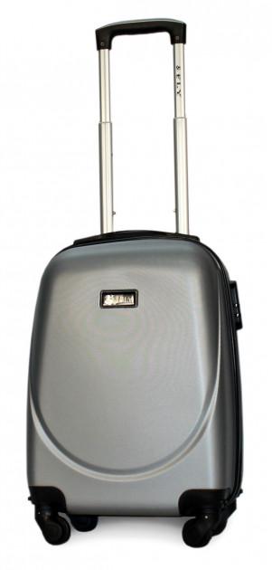 Валіза пластикова Fly 310 XS міні ручна поклажа на 4 колесах Срібний (CEKRBFL310XM4SRI) - фото 2 Валіза пластикова Fly 310 XS міні ручна поклажа на 4 колесах Срібний (CEKRBFL310XM4SRI) - фото 2