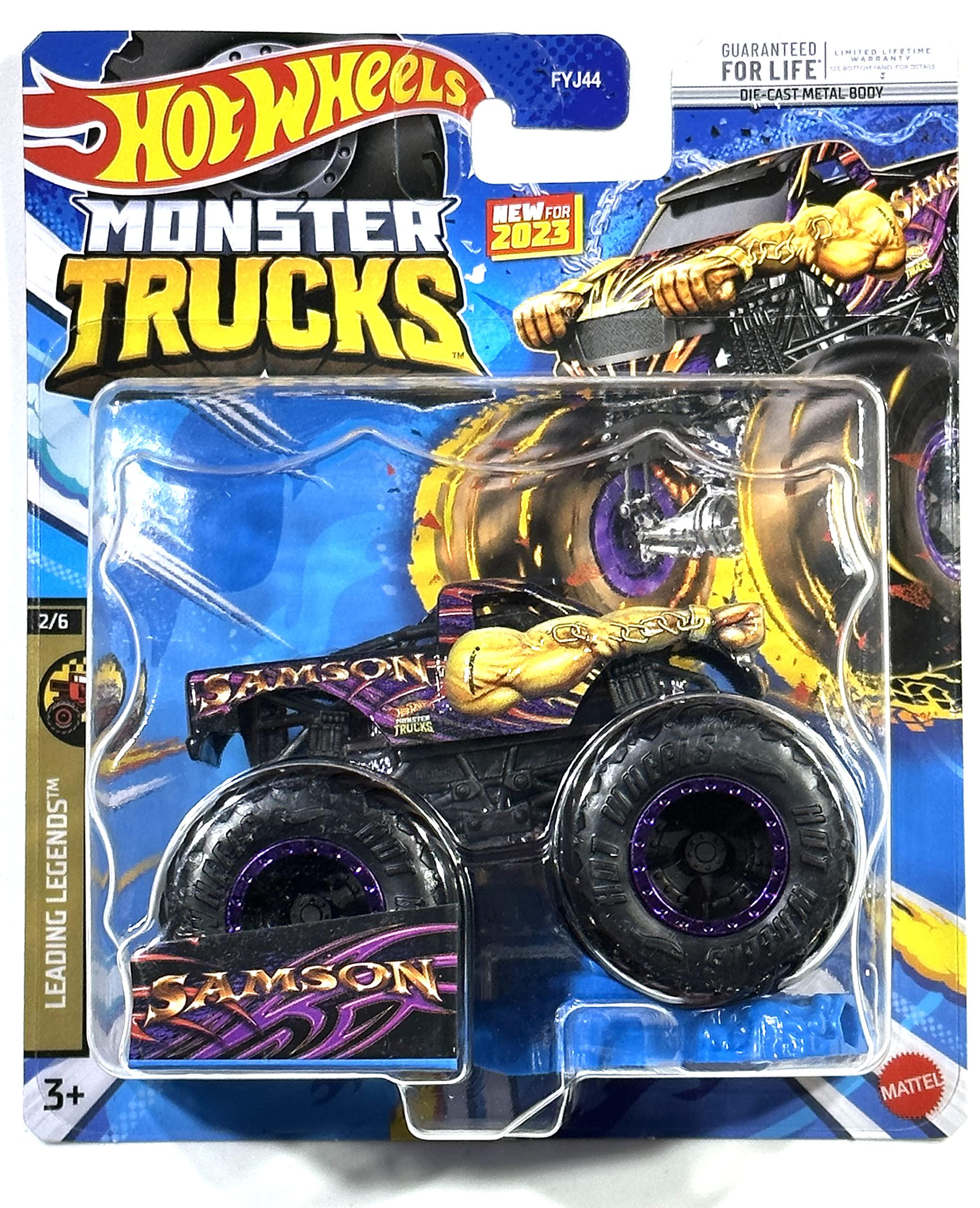 Машинка-внедорожник Hot Wheels Monster truck Scale Samson 2/6 Leading Legends 1:64 (12948150)