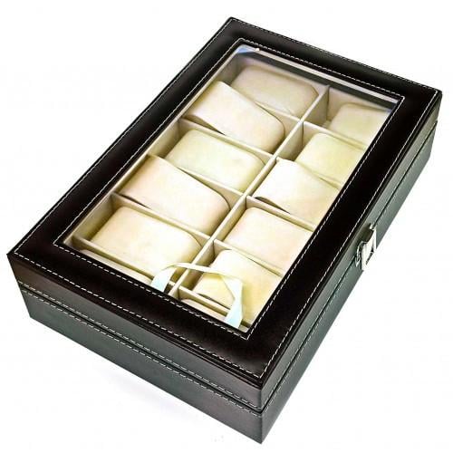 Шкатулка для часов на 12 шт. 30,5х20,5х8 см