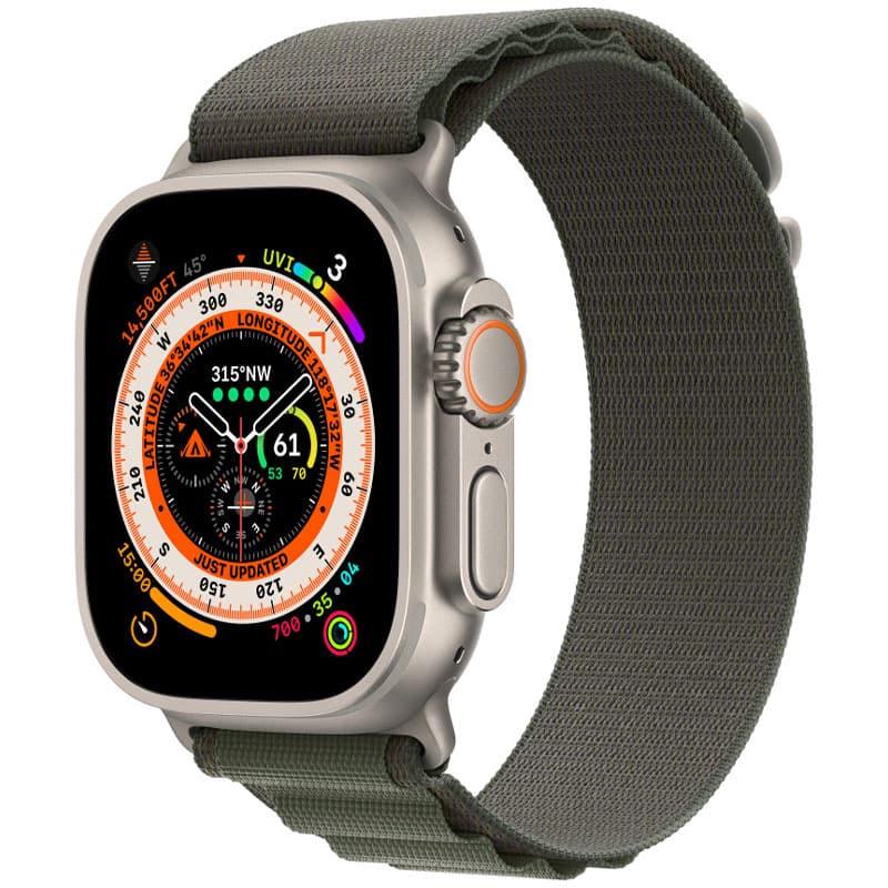 Ремешок нейлоновый Alpine Loop для Apple watch 42 мм/44 мм/45 мм/49 мм M/L Green (00000059153_2)