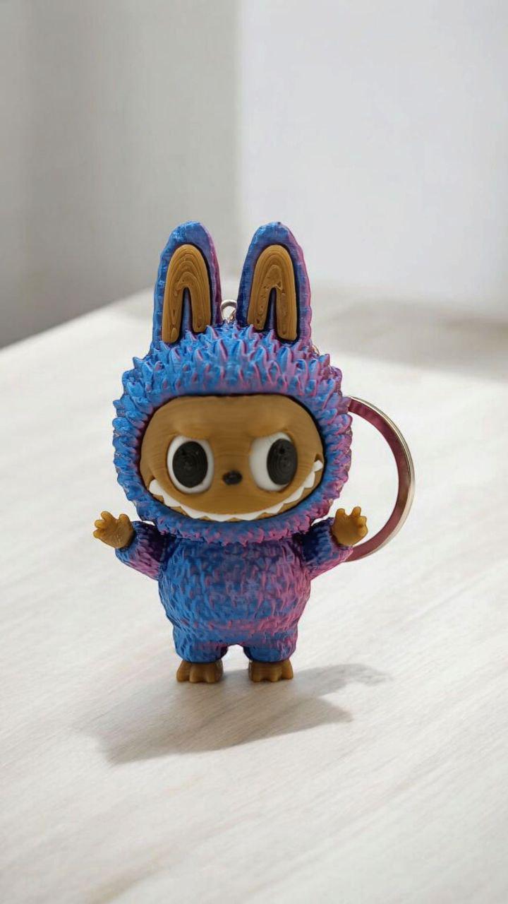 Брелок Лабубу 3Д пластиковый Сине-красный (27472034) Брелок Лабубу 3Д пластиковый Сине-красный (27472034)