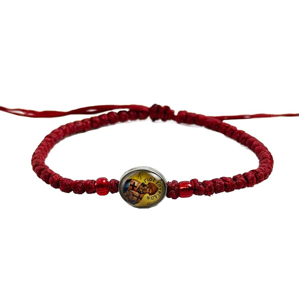 Браслет комбоскини Святой Спиридон Красный (200110343)