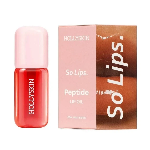 Масло для губ HOLLYSKIN So Lips Peptide Lip Oil 006 Mint Berry увлажняющее 4 мл (2921638911)
