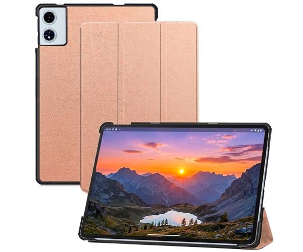 Чехол-книжка Custer Magnet Flip Cover для Blackview Mega 2/Oscal Pad 100 Розово-золотой