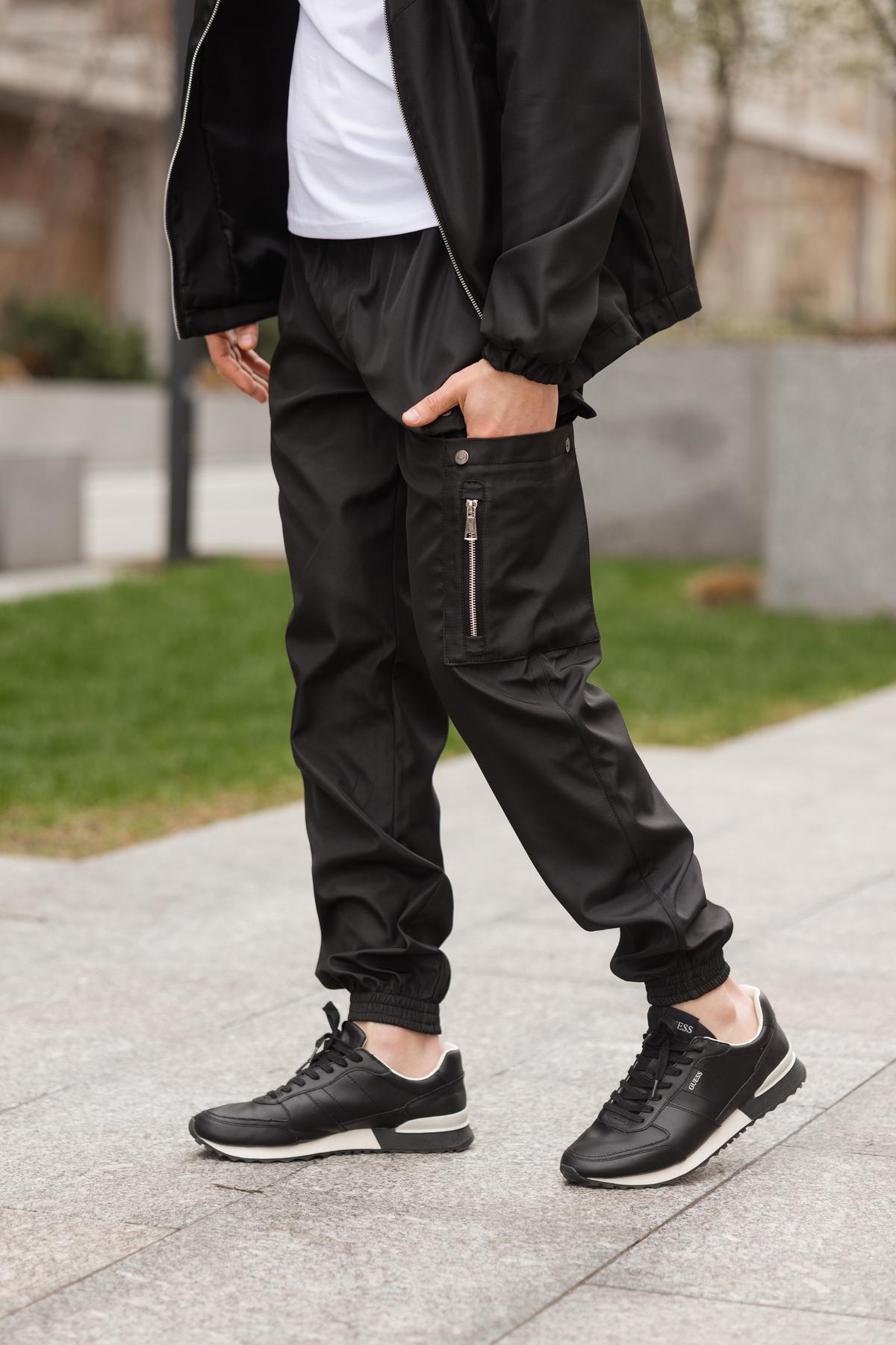 Костюм чоловічий Viter плащівка 3XL Чорний (1618227087/5) - фото 7 Костюм чоловічий Viter плащівка 3XL Чорний (1618227087/5) - фото 7