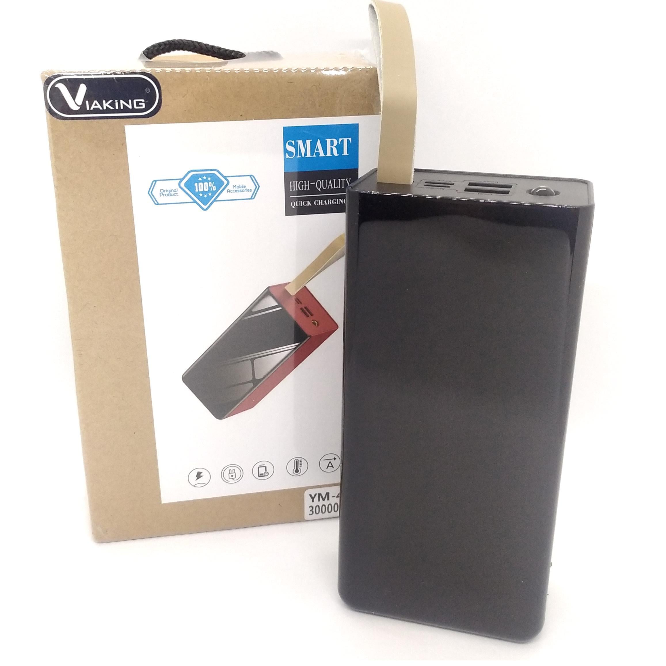 Повербанк Viaking YM-418 30000 mAh 5V/2,1A Черный (3841)