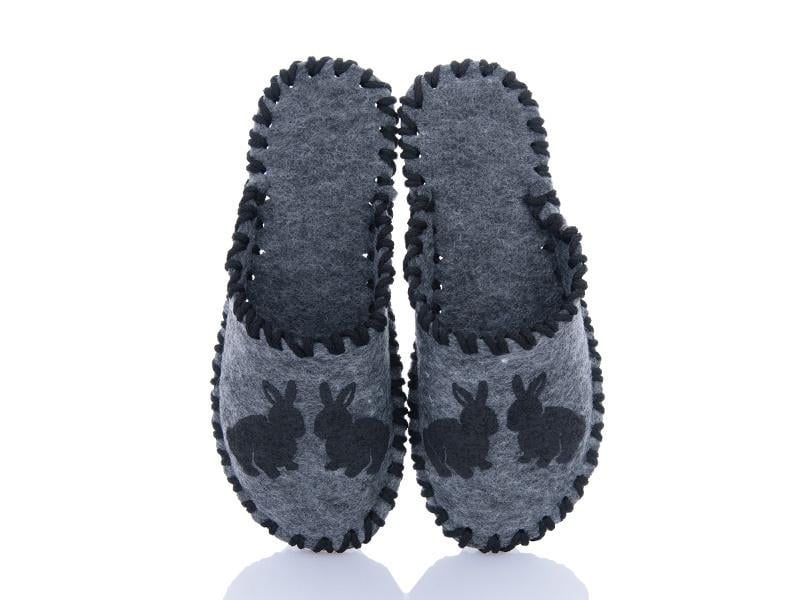 Тапочки фетровые женские VENDS 216 р. 36-37 Серый