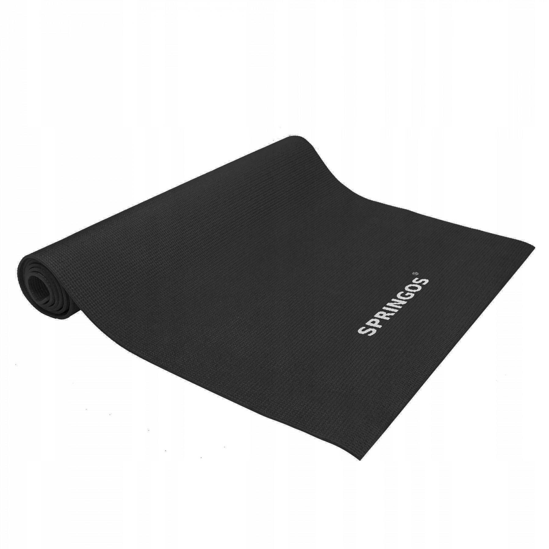Коврик для фитнеса Springos PVC 4 мм Black (YG0034)