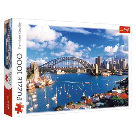 Пазлы Trefl Порт Джексона Сидней из картона на 1000 эл. Разноцветный (150-98-TR10206)