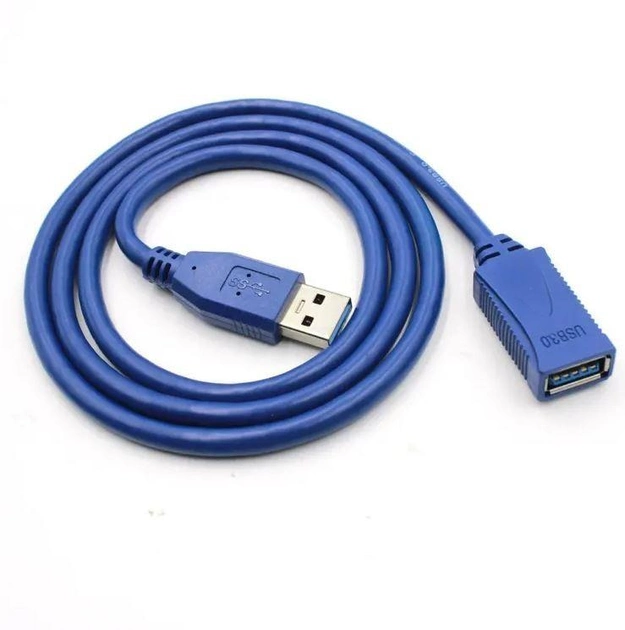 Подовжувач USB to USB AM-AF 1,5 м Синій