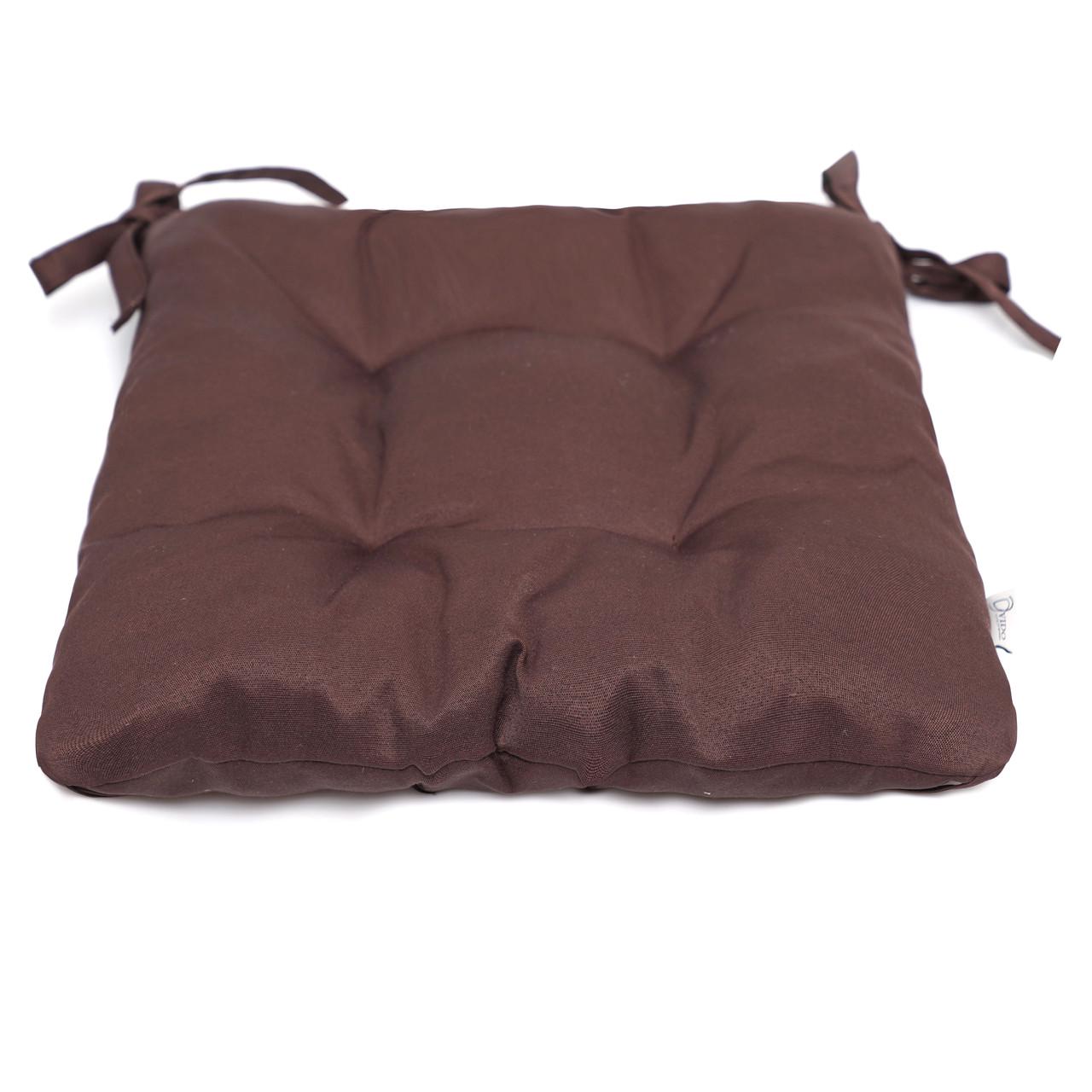 Подушка для стула/кресла/табурета 35х35х8 см Коричневый (1765244002) - фото 2 Подушка для стула/кресла/табурета 35х35х8 см Коричневый (1765244002) - фото 2