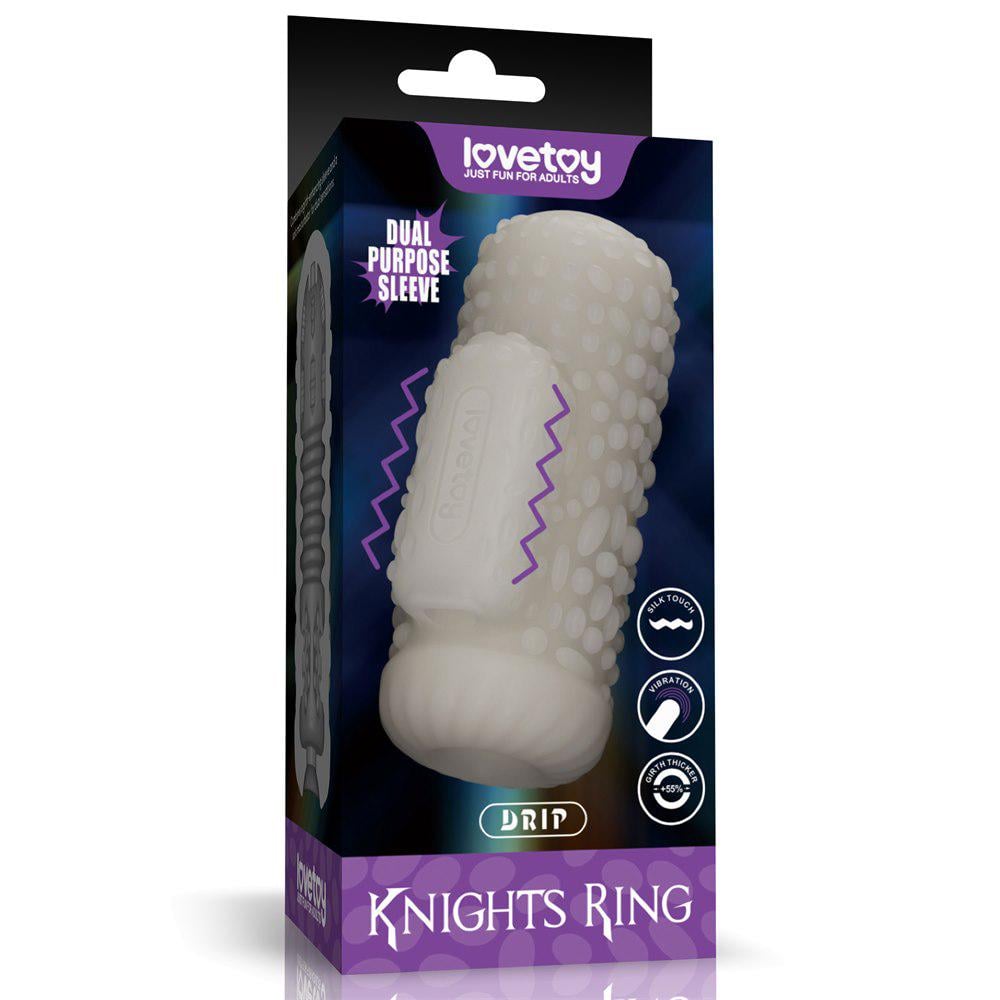 Мастурбатор LoveToy Knights Ring Vibrating Dual Purpose SleeveLoveToyDrip Мастурбатор LoveToy Knights Ring Vibrating Dual Purpose SleeveLoveToyDrip