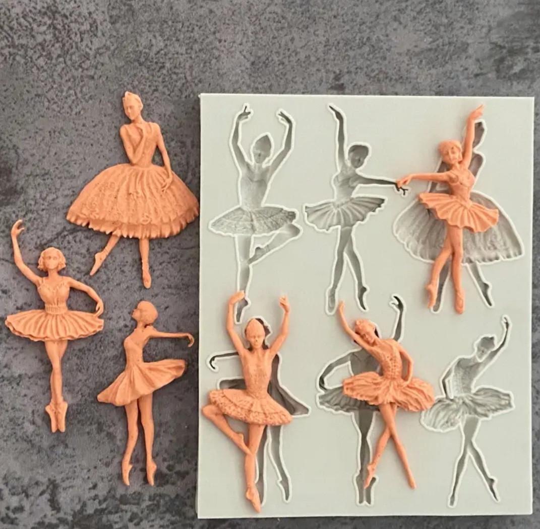 Молд силиконовый Балерина 145x180 мм Серый (310799) Молд силиконовый Балерина 145x180 мм Серый (310799)