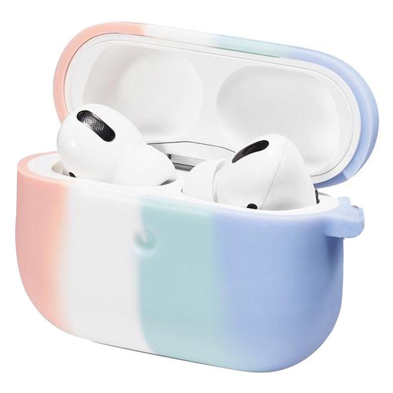 Футляр силіконовий Epik Colorfull для навушників AirPods 3 Рожевий/Бузковий (00000051912_7)