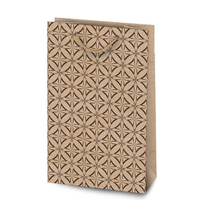 Пакет подарочный крафт Flora микс 11х5,5х17 см 10 шт. (7957) - фото 2 Пакет подарочный крафт Flora микс 11х5,5х17 см 10 шт. (7957) - фото 2