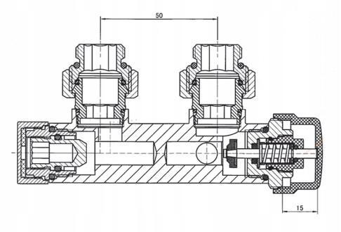 Комплект термостатичний Invena CZ-89-015 DUOPLEX Білий (CZ89015) - фото 2