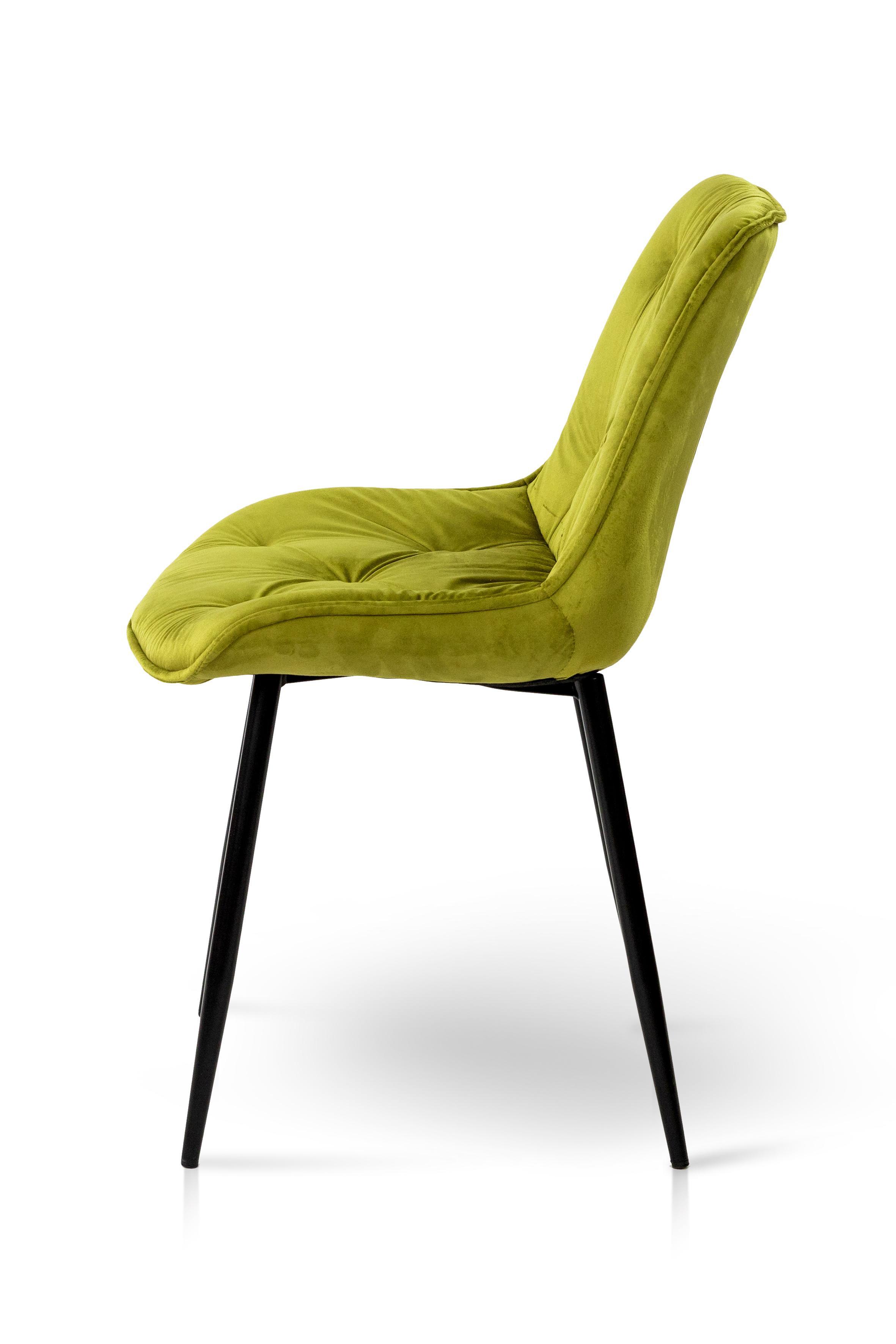 Стілець для кухні та вітальні ГРЕЙС Прадо 490х890х500 мм Чорний/Олива (GAА0056695) - фото 2 Стілець для кухні та вітальні ГРЕЙС Прадо 490х890х500 мм Чорний/Олива (GAА0056695) - фото 2