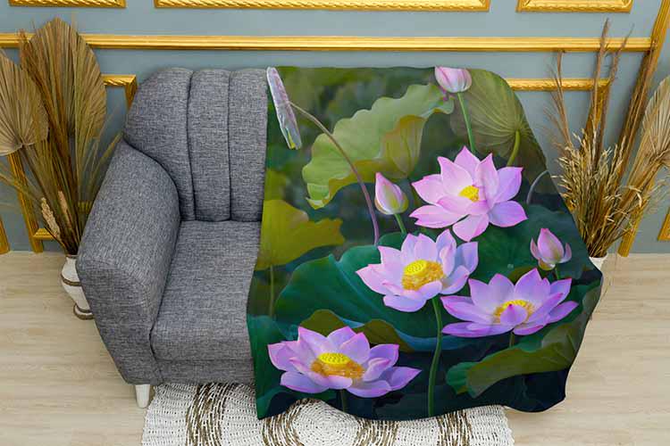 Плед Indian lotus плюш двухслойный 135х150 см (113501-2) Плед Indian lotus плюш двухслойный 135х150 см (113501-2)